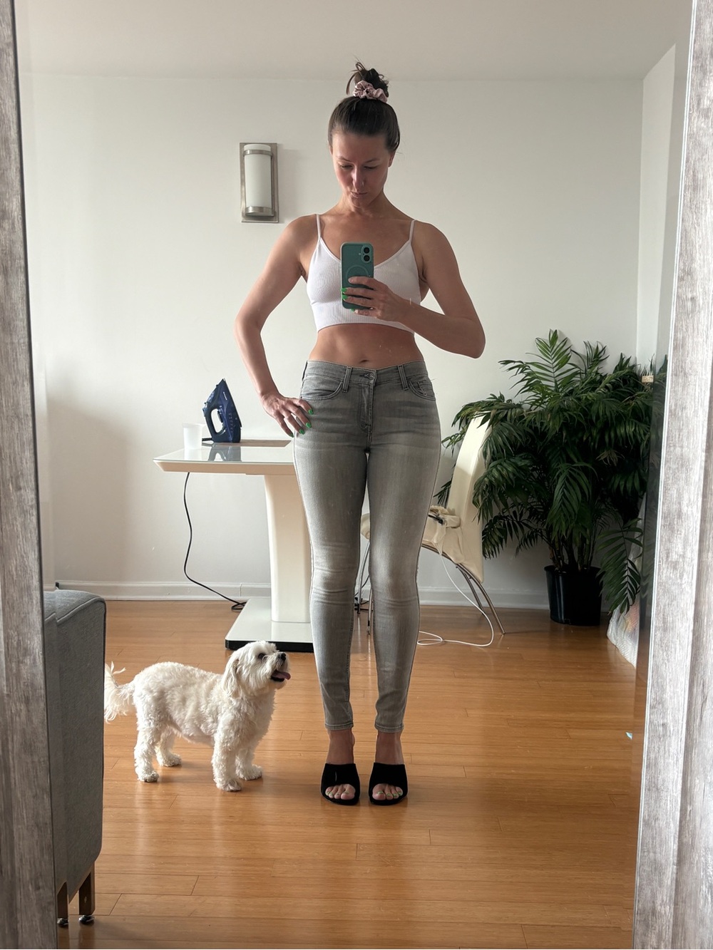 High-Waist Skinny Jeans - Women's Slim Fit